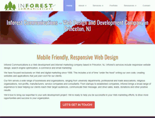 Tablet Screenshot of inforest.com